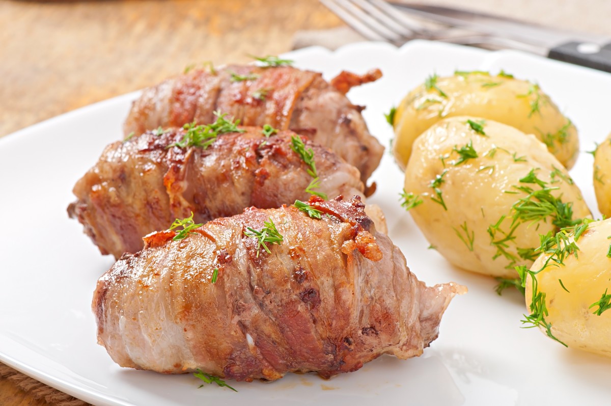 rolo de carne