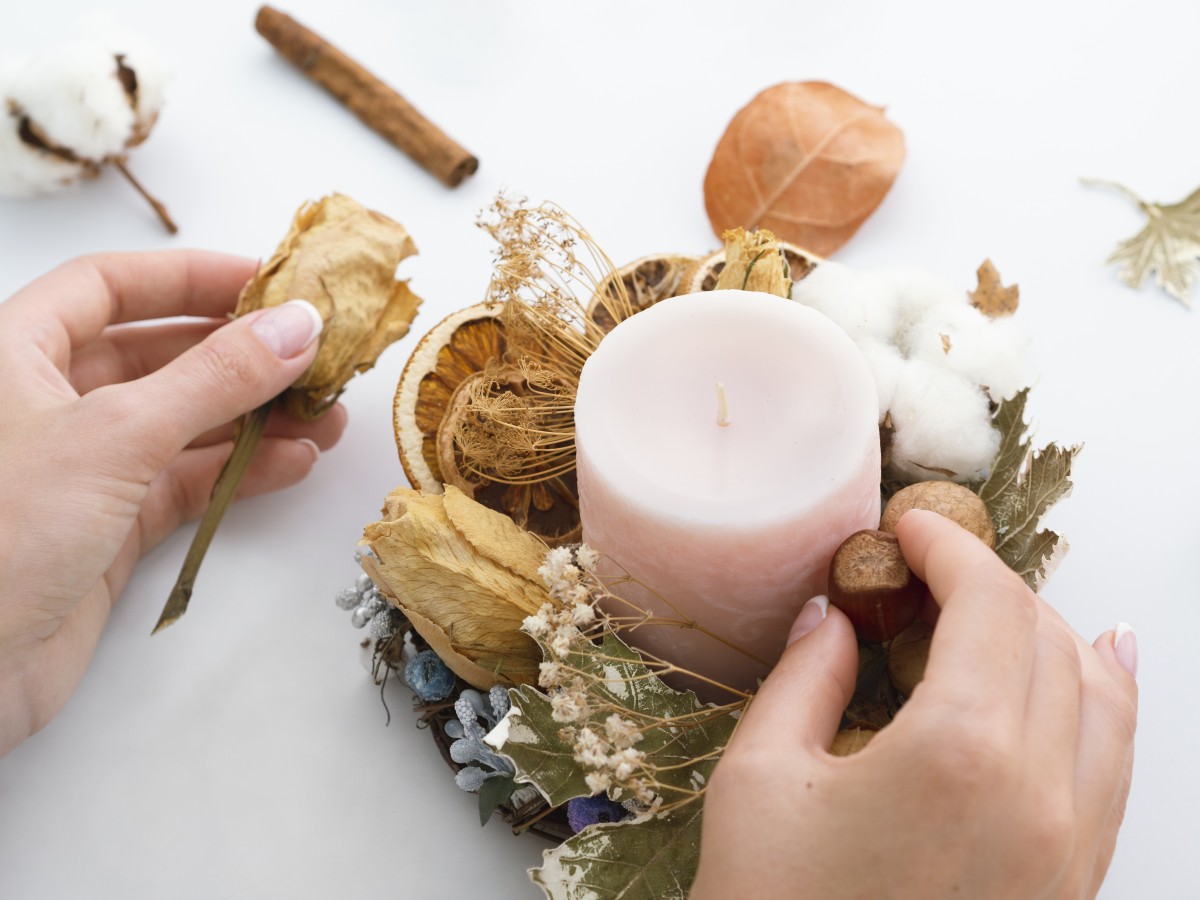Decorar casa com velas