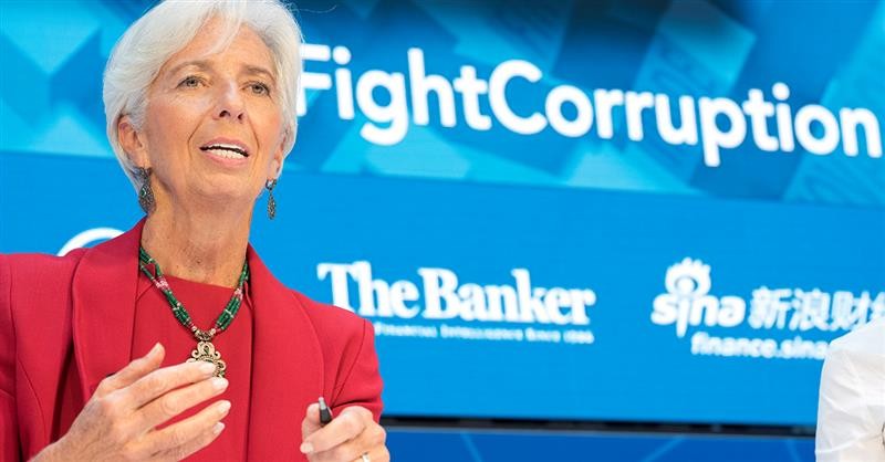 Christine Lagarde, presidente do BCE Descida dos juros do BCE