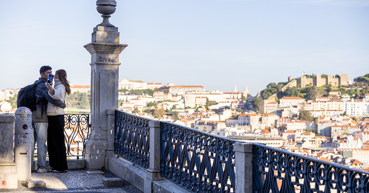 Turistas em Lisboa