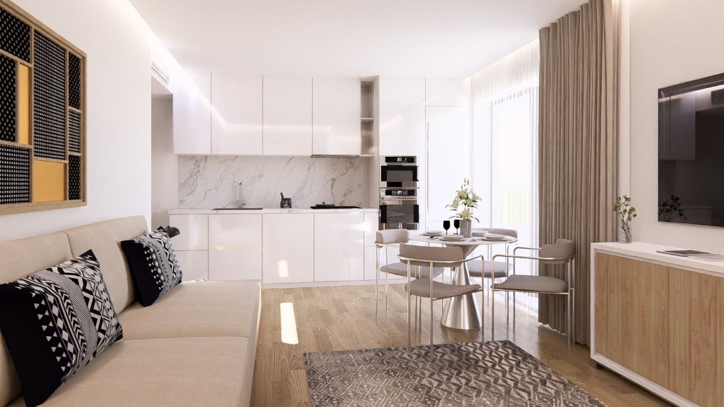 Casas novas à venda com linhas modernas