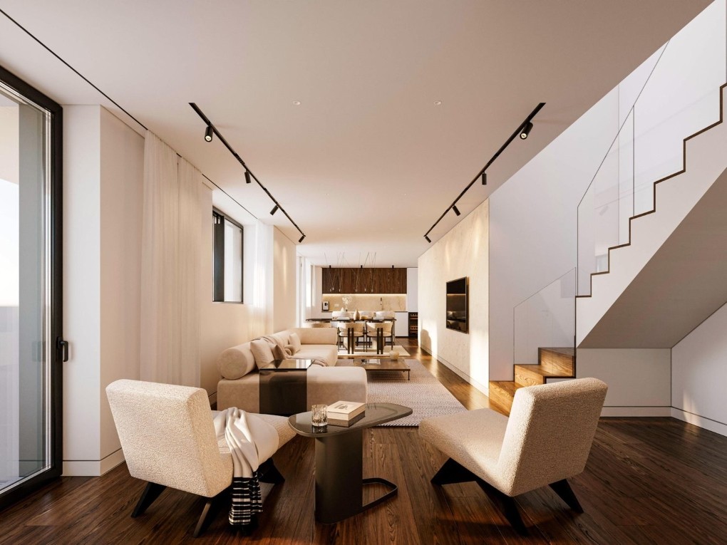 Casas com linhas modernas