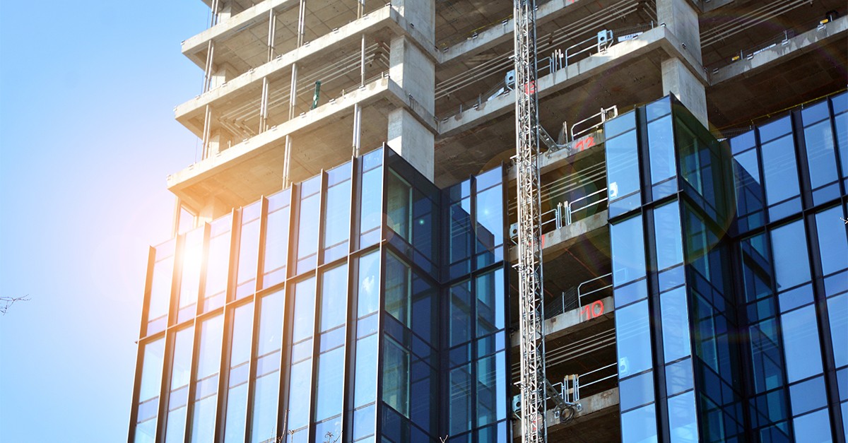 Construção de casas novas