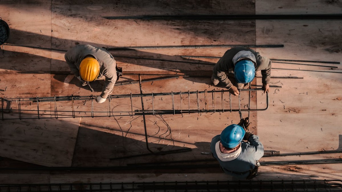 Mão de obra na construção