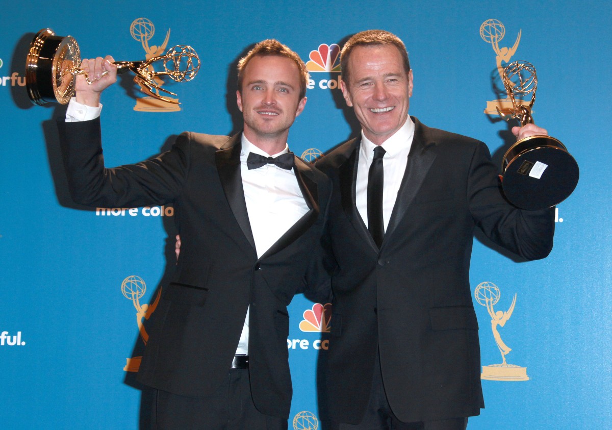 Aaron Paul y Bryan Cranston 