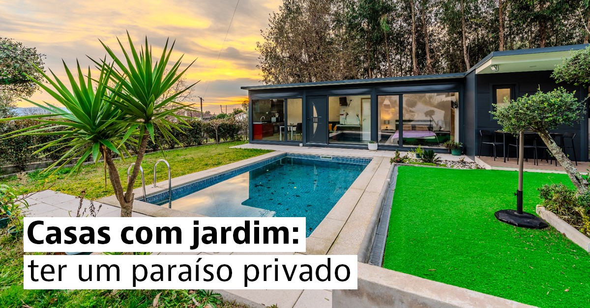 Casas com jardim à venda