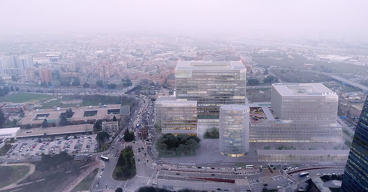 Concurso para o novo hospital de La Paz. Burgos y Garrido arquitectos