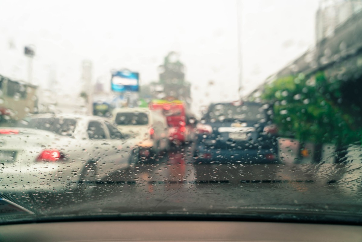 carro com chuva