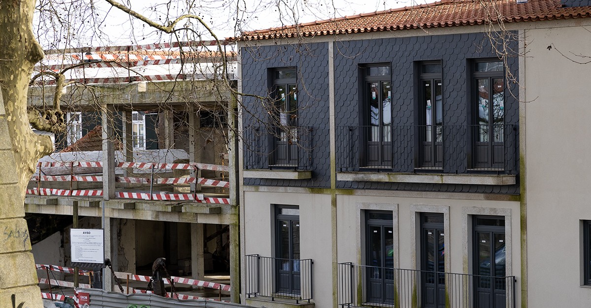 Construção de casas do PRR