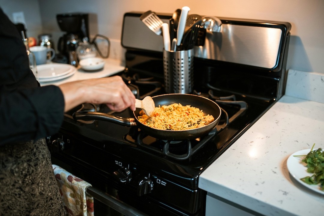 cozinhar com gás natural