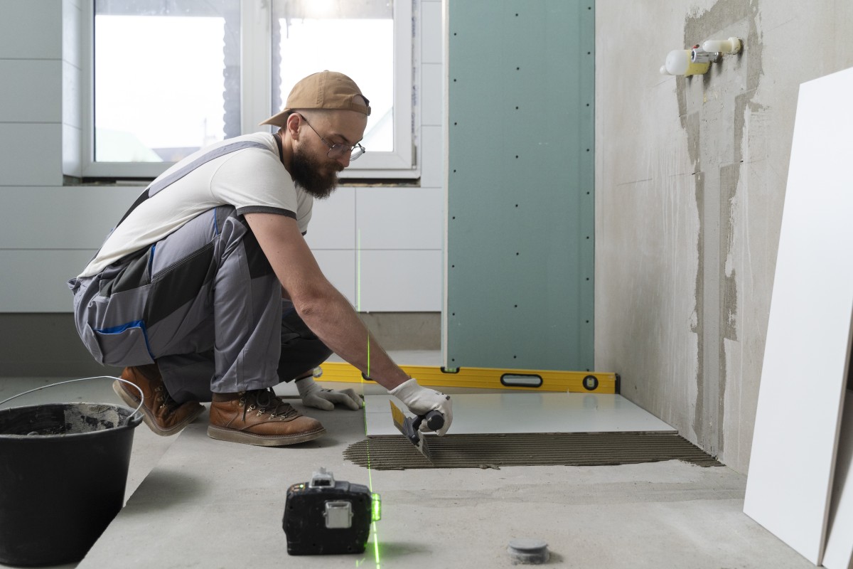 Obras base de duche