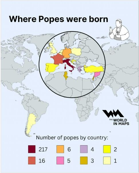 Onde nasceram os Papas