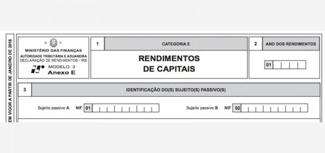 anexo E do IRS