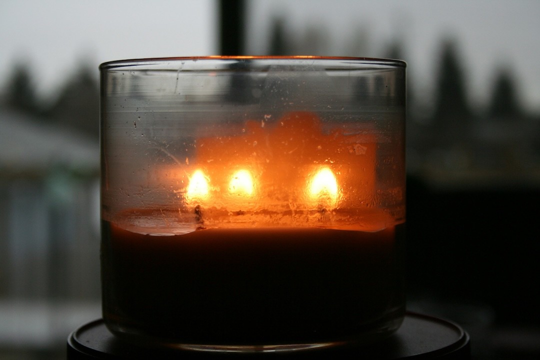 velas ligadas durante apagão