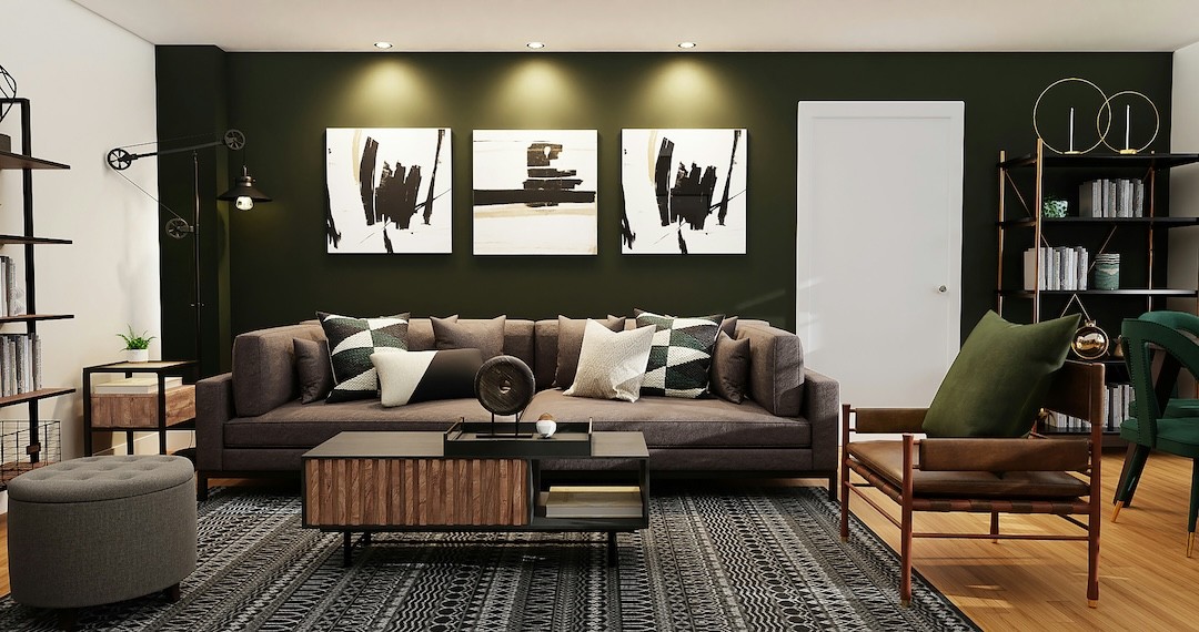 sala com feng shui