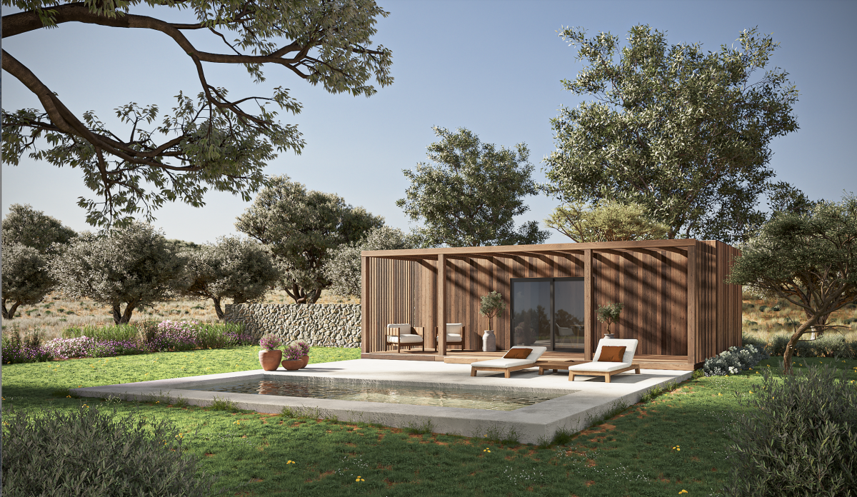casas modulares madeira