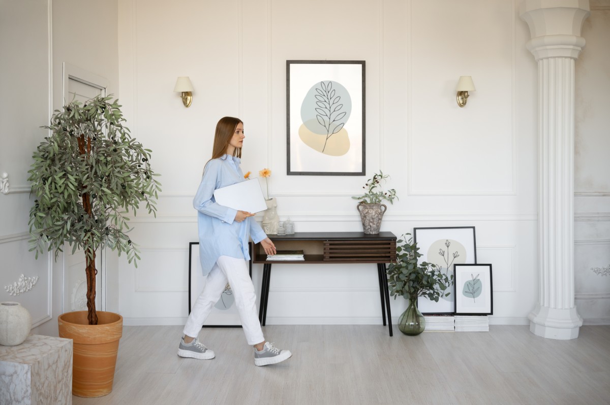 Decoração minimalista em casa
