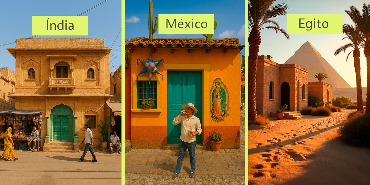 India Mexico Egito