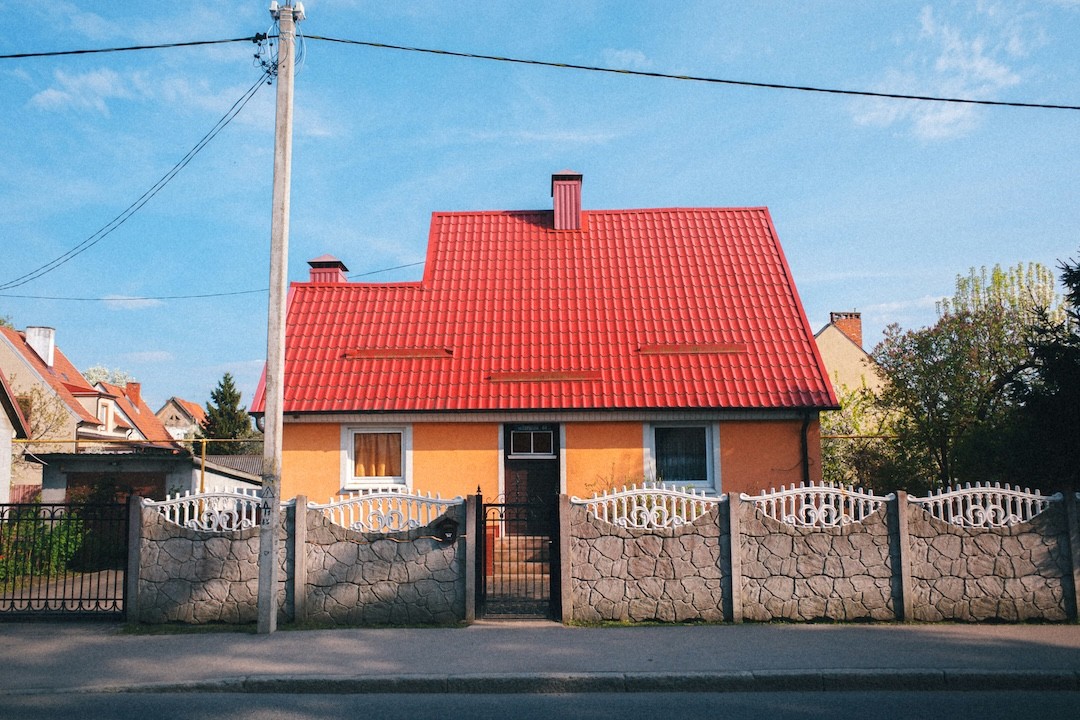 propriété vue de l'extérieur