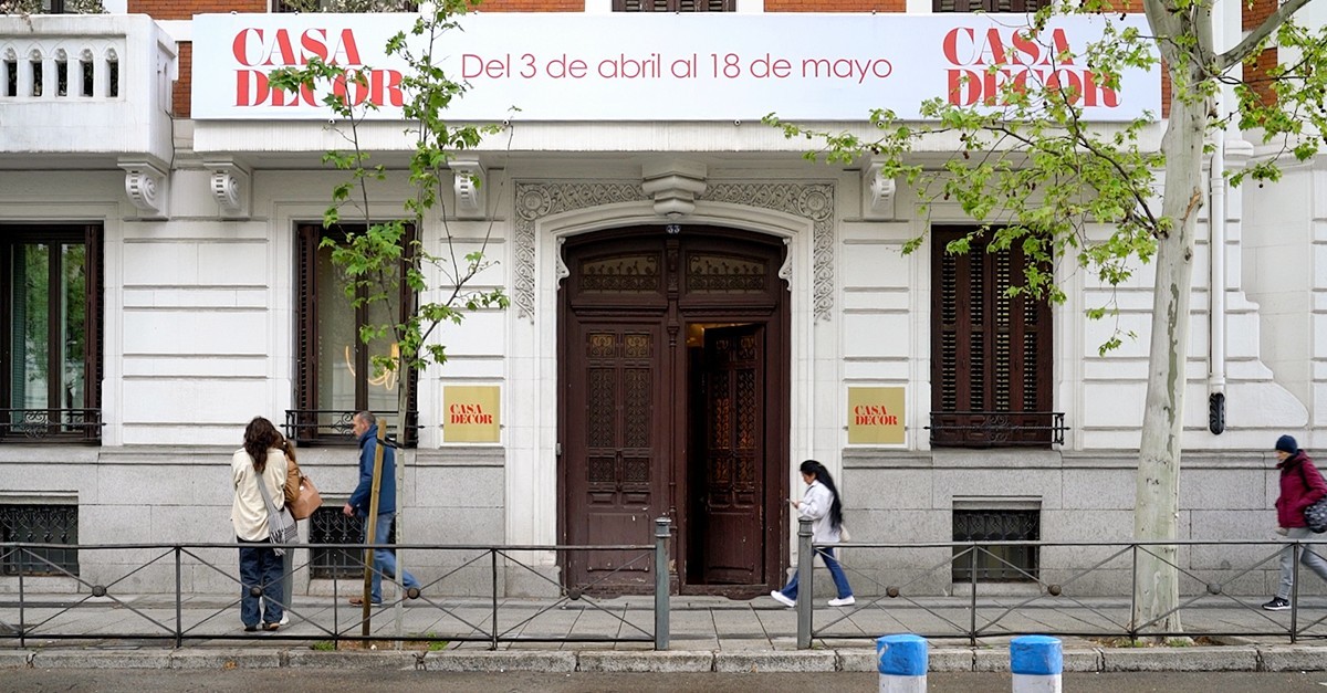 Entrada na Casa Decor 2025, em Madrid