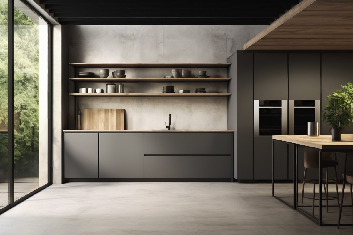 Cozinha moderna e minimalista