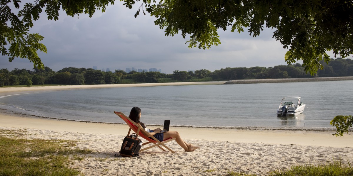 Praia fluvial 