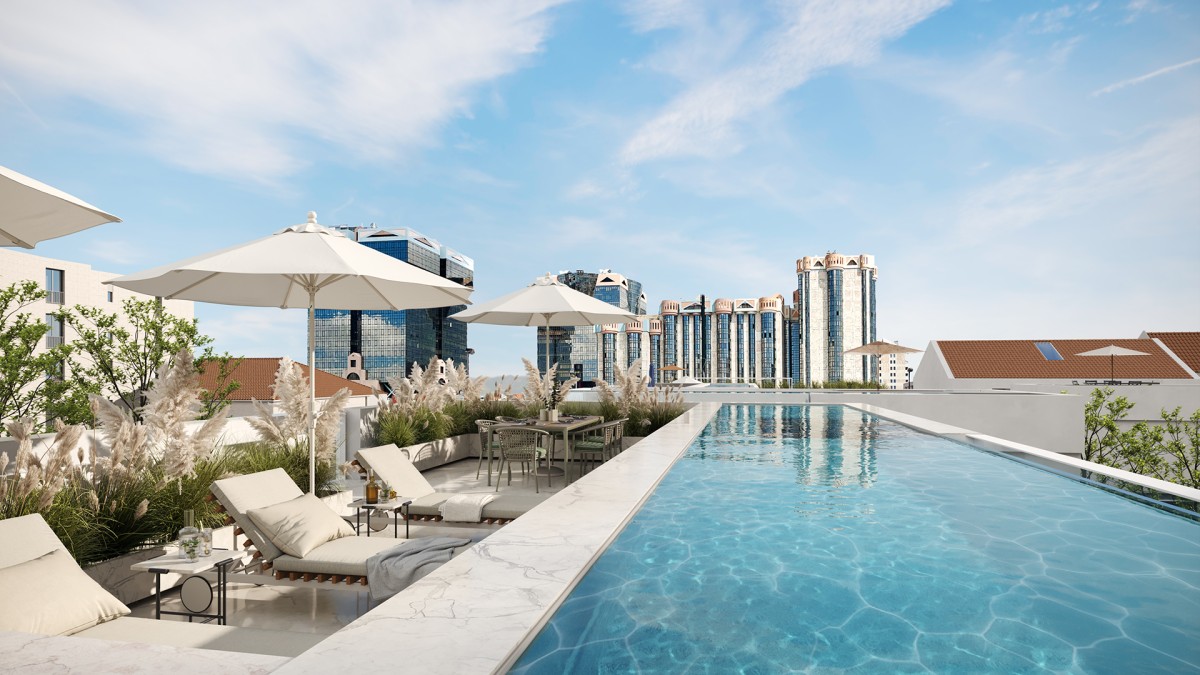 penthouse de luxo com piscina