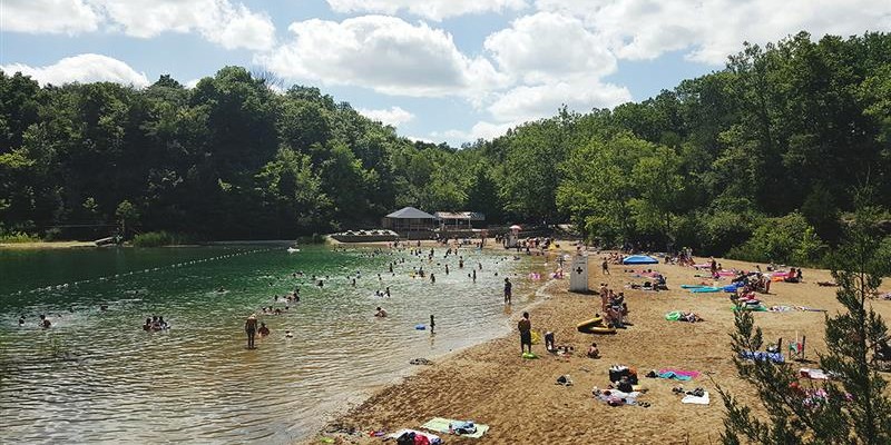 Praia fluvial 