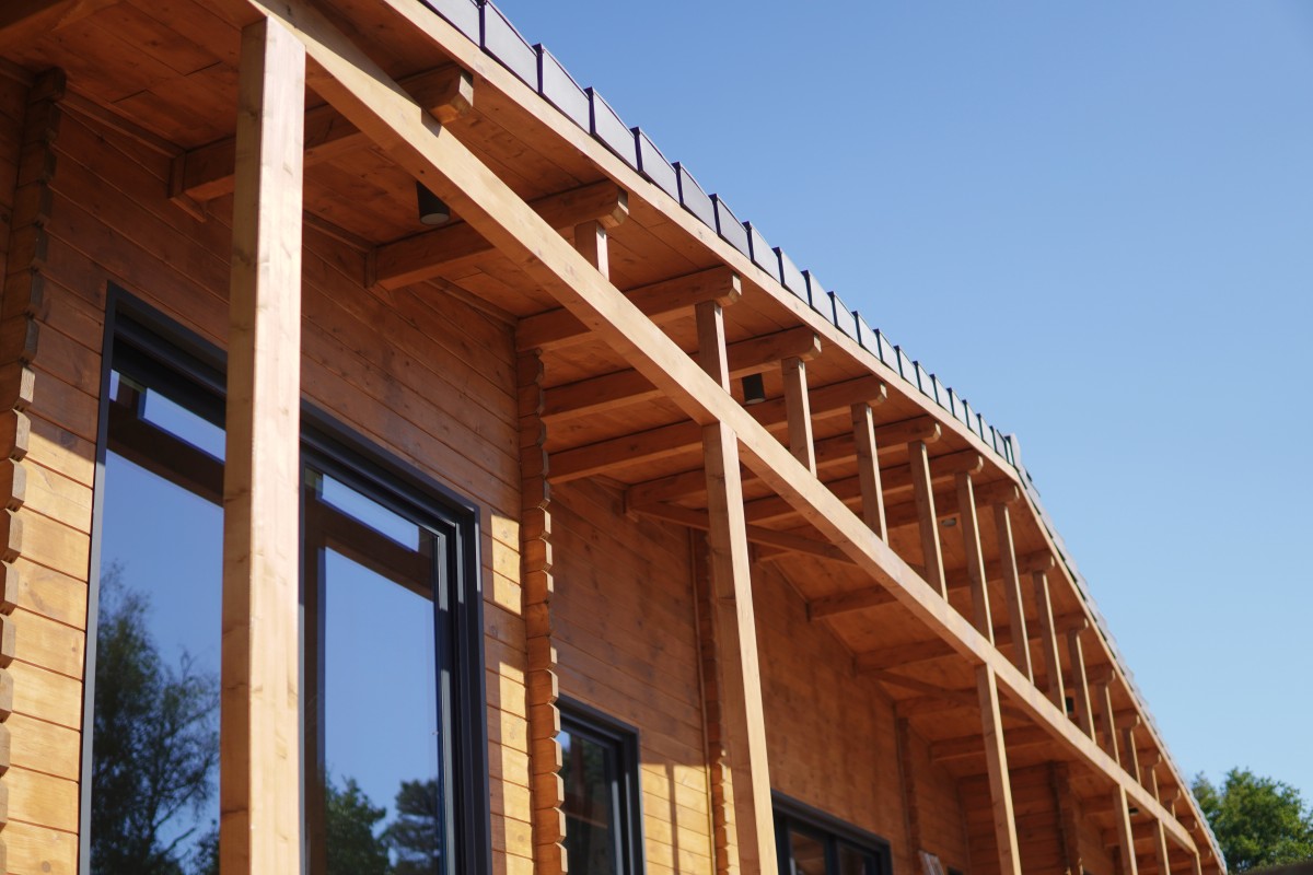 construção em madeira