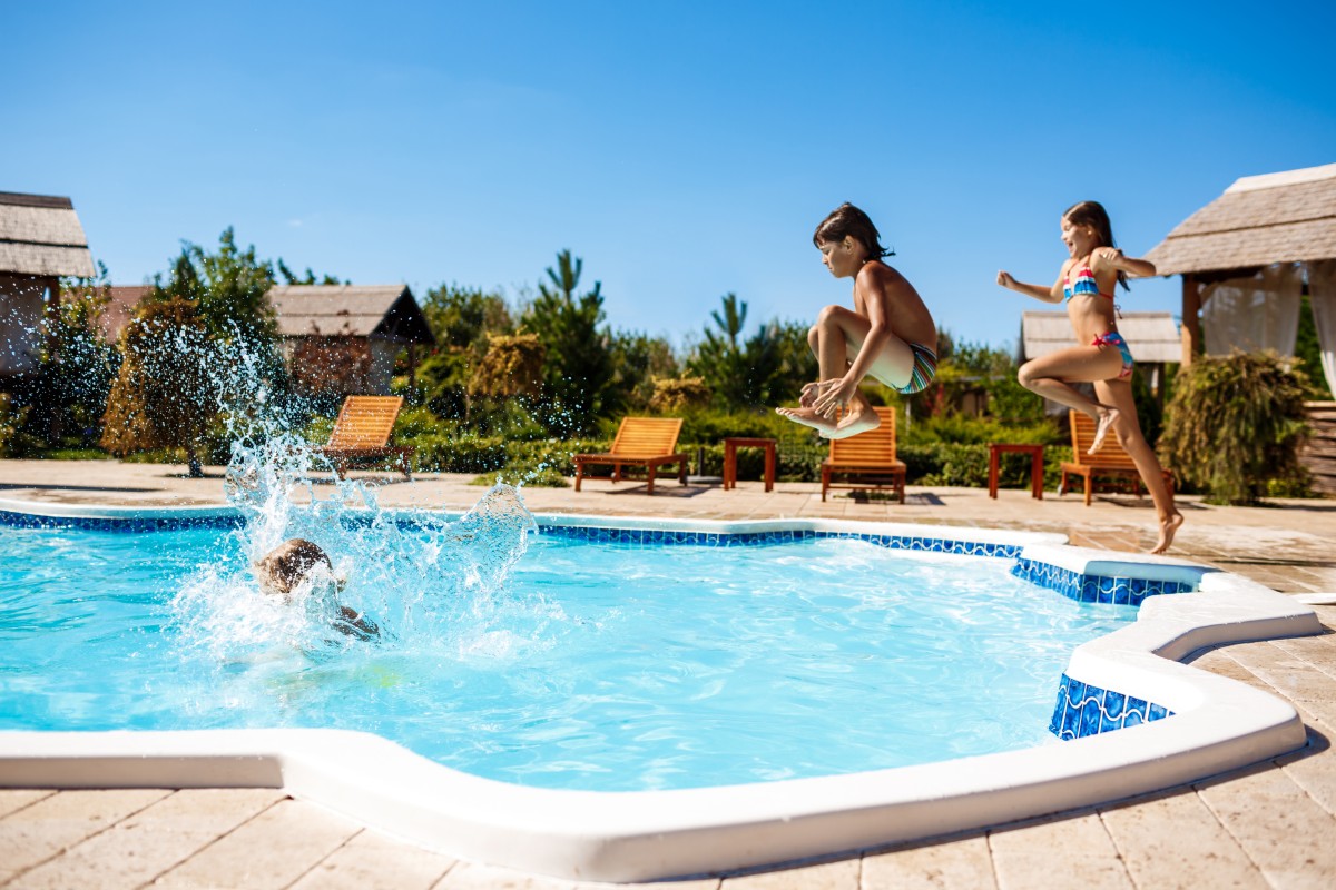 piscina em casa