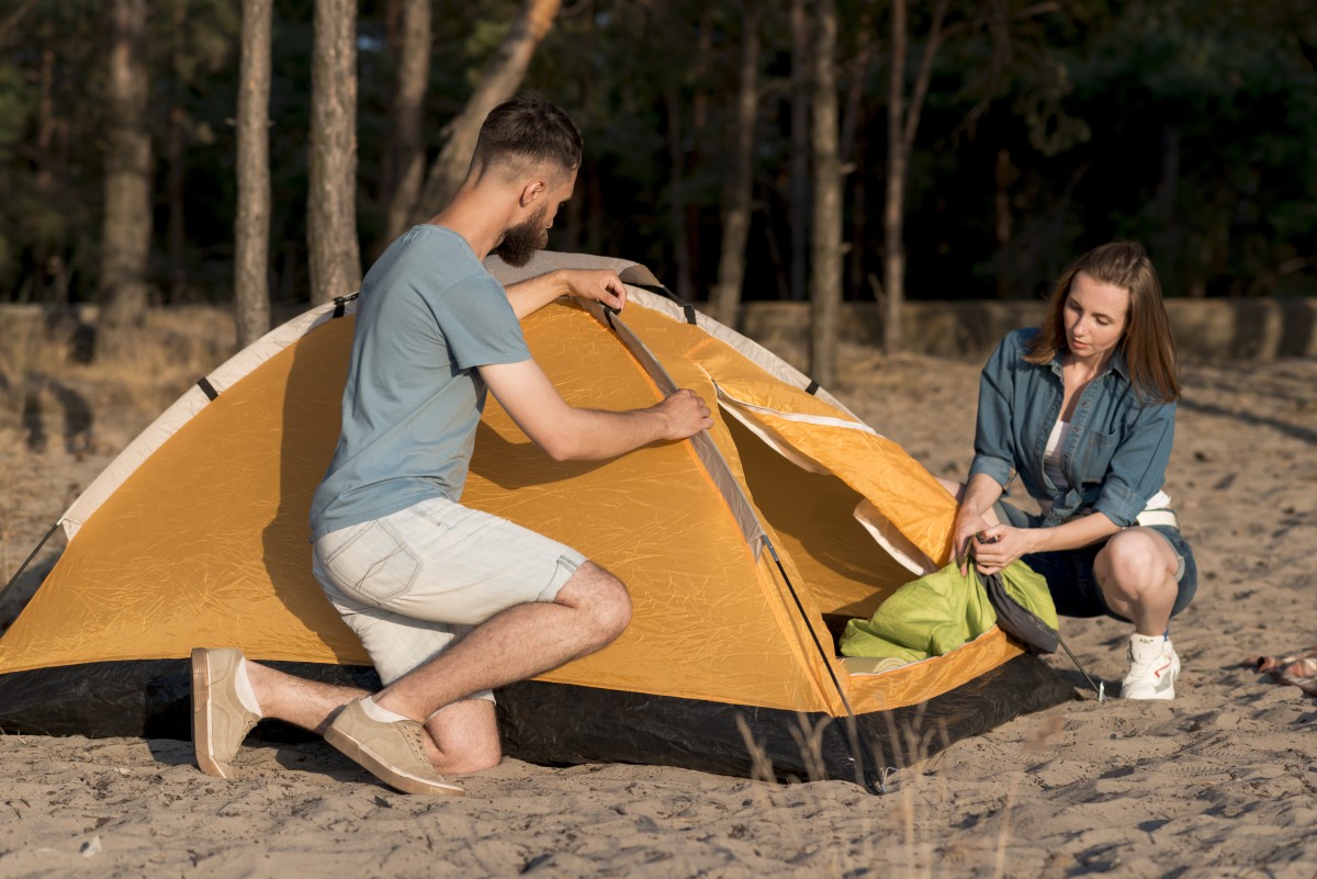 Acampar nos festivais de verão