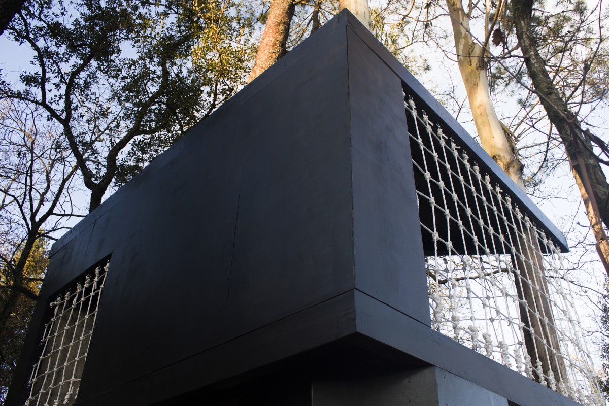 estrutura de casa em madeira