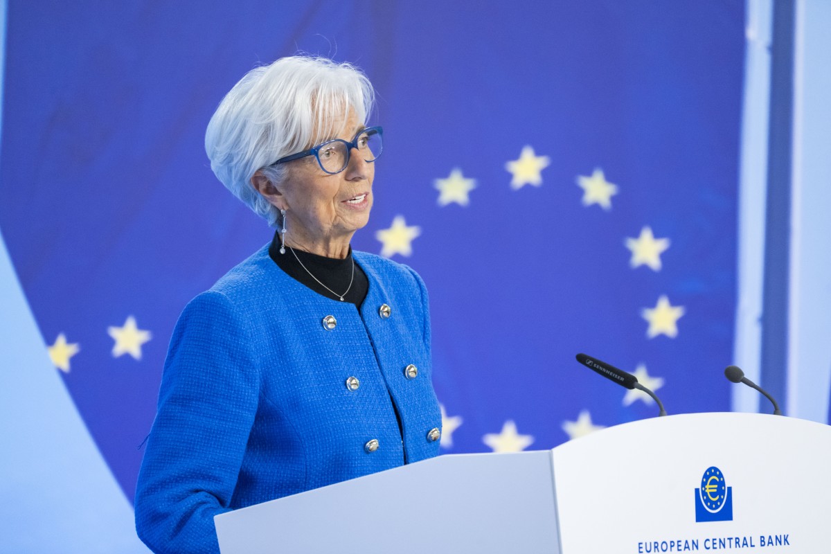 Christine Lagarde, presidente do BCE BCE desce juros para 2%