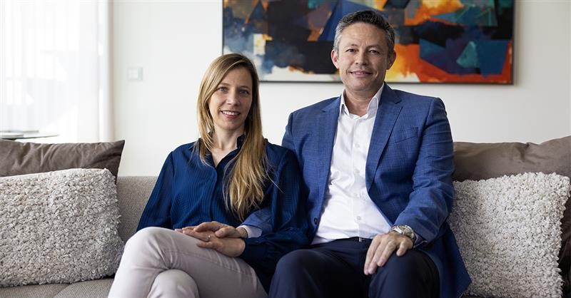 Carla Luís, CEO, e Juan Amaya, diretor geral da Sharp Developers Promotores imobiliários