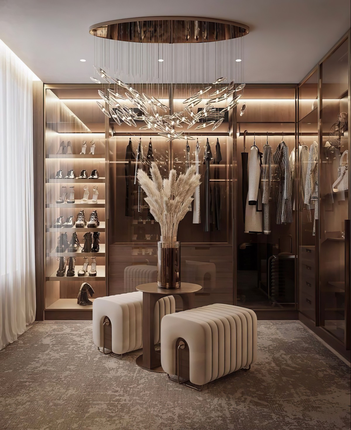 organizar closet luxo