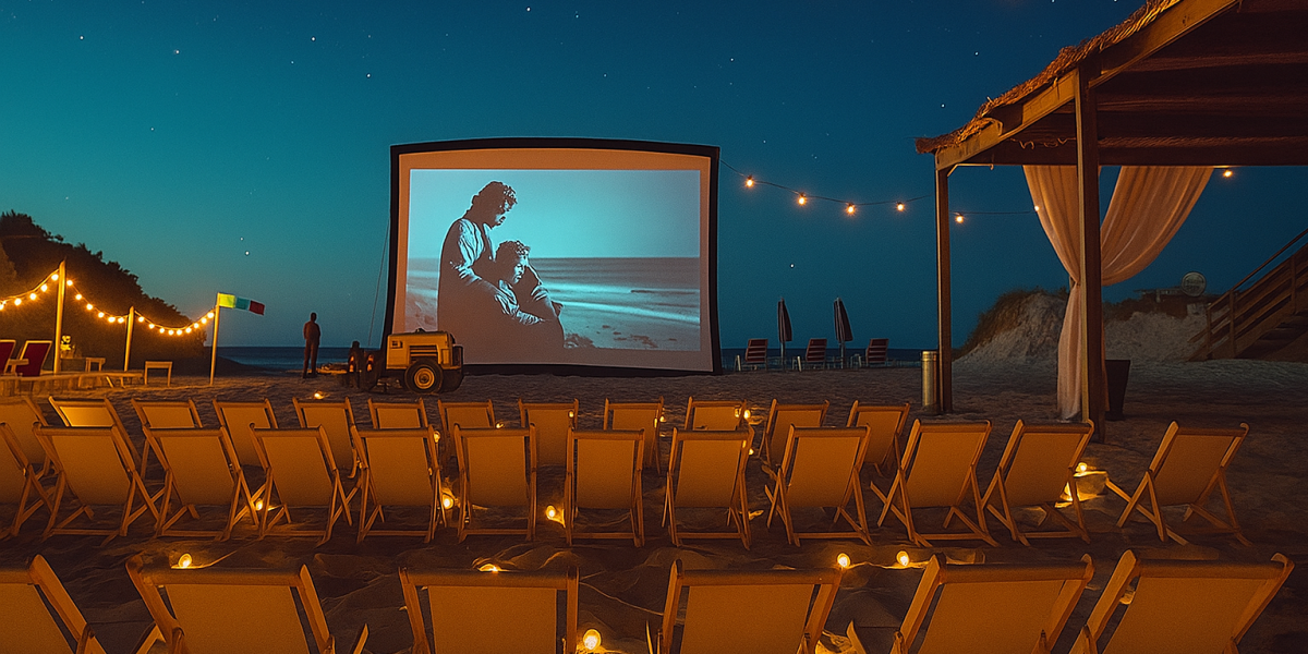 Cinema na praia