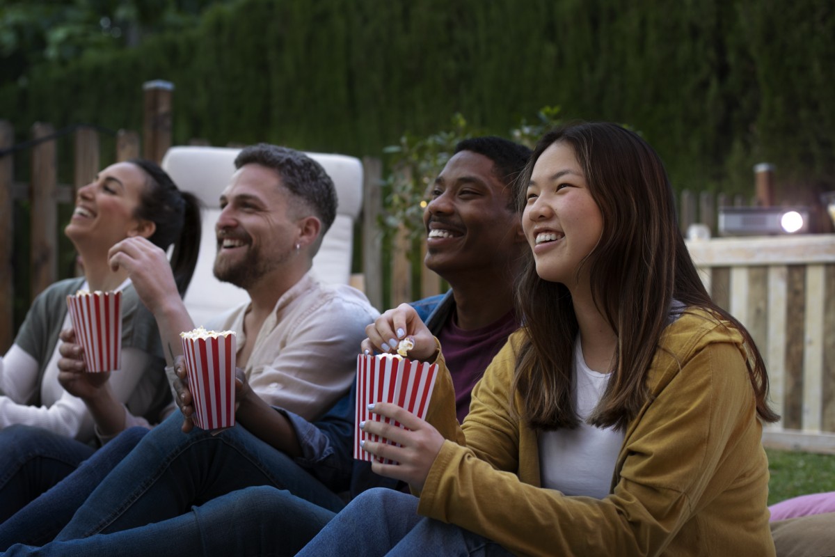 Sessões de cinema ao ar livre