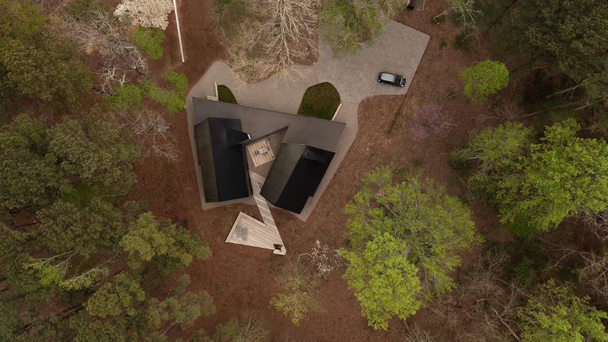 casa na floresta