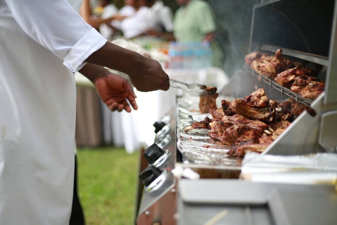 barbecue de luxo para jardim
