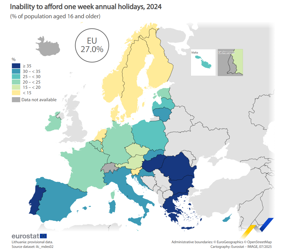 Países sem férias na UE