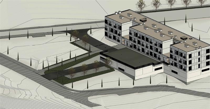 Construção híbrida de casas na Amadora