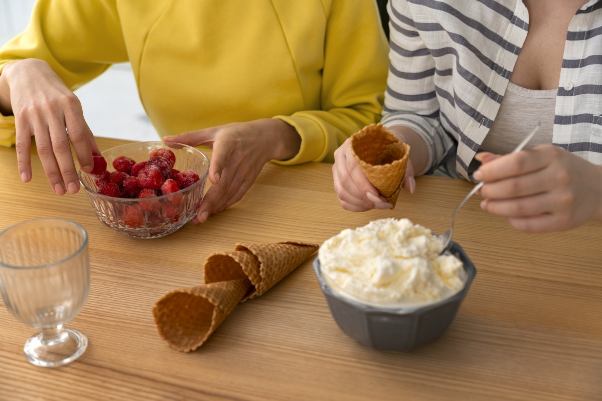 Fazer gelados caseiros saudáveis