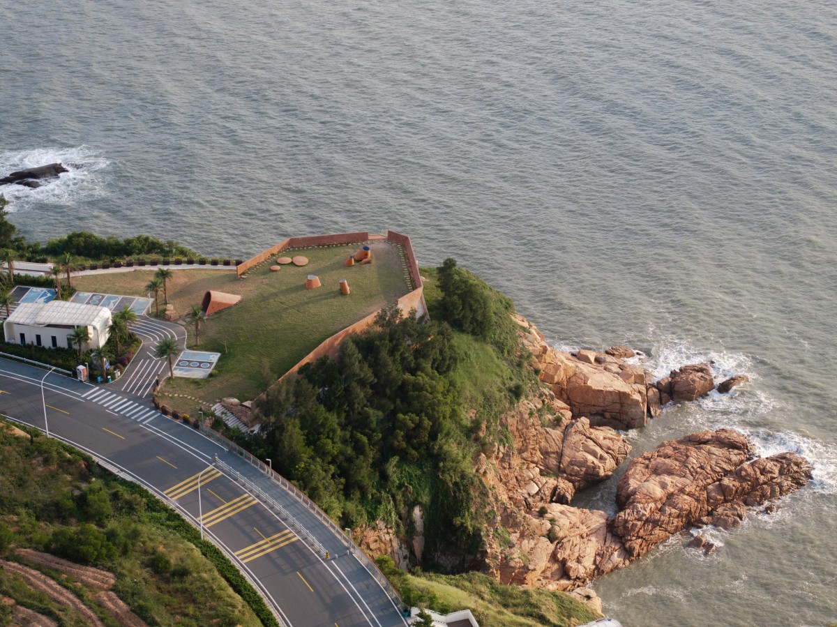 Integração perfeita na paisagem.