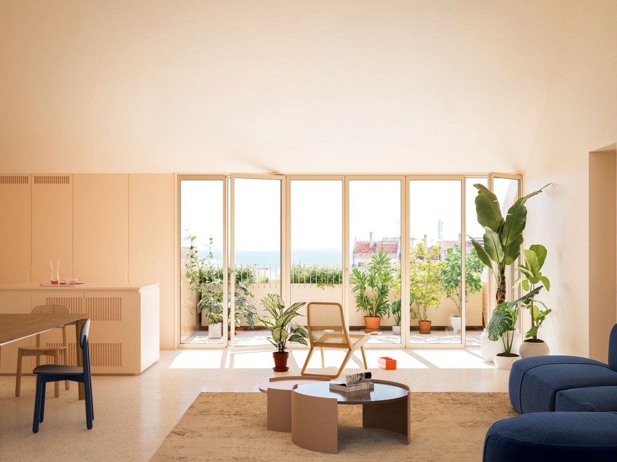 sala de estar com varanda