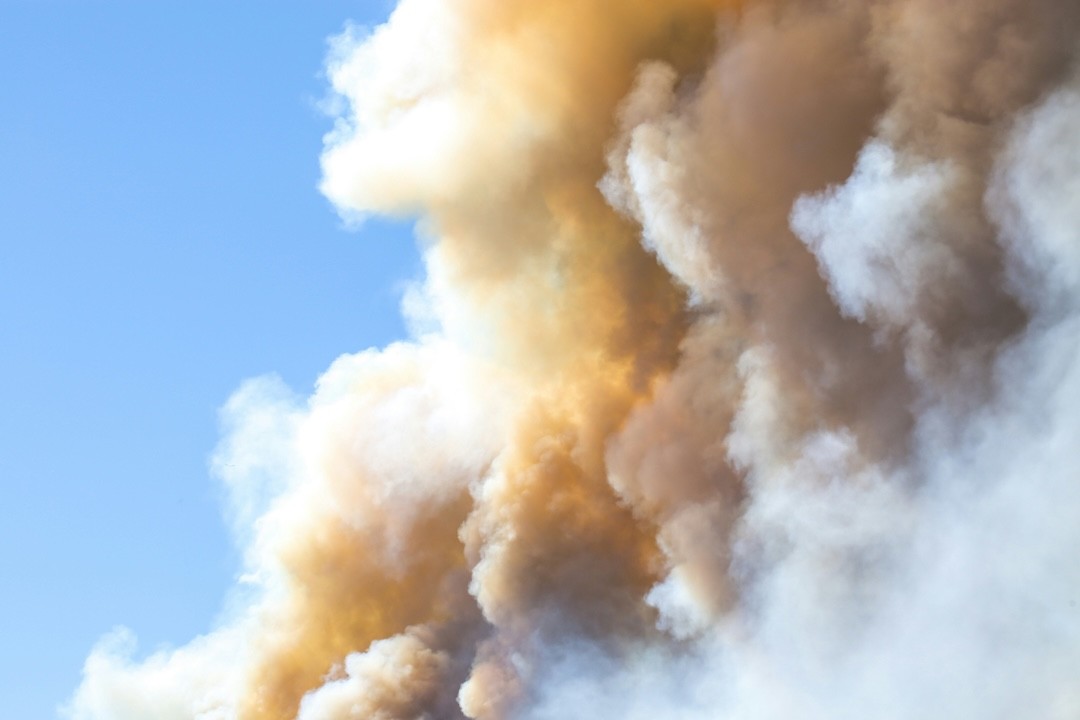 fumo dos incêndios