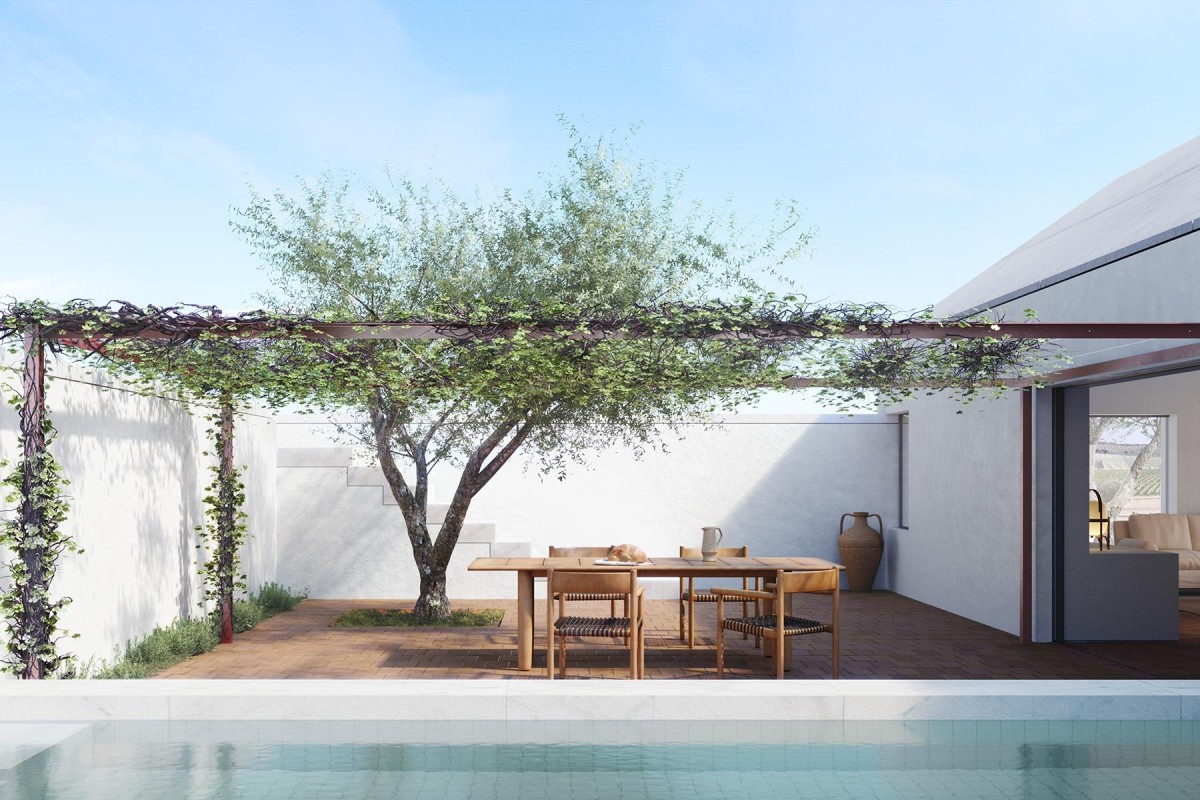 casa com piscina