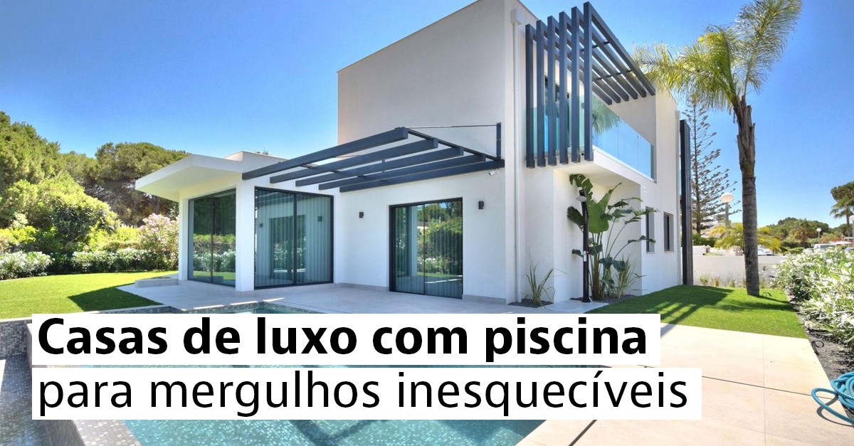casa de luxo com piscina