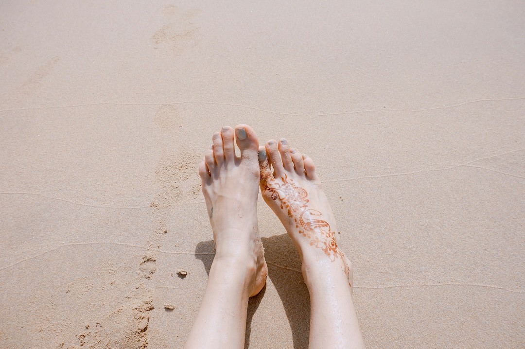 unhas no verão