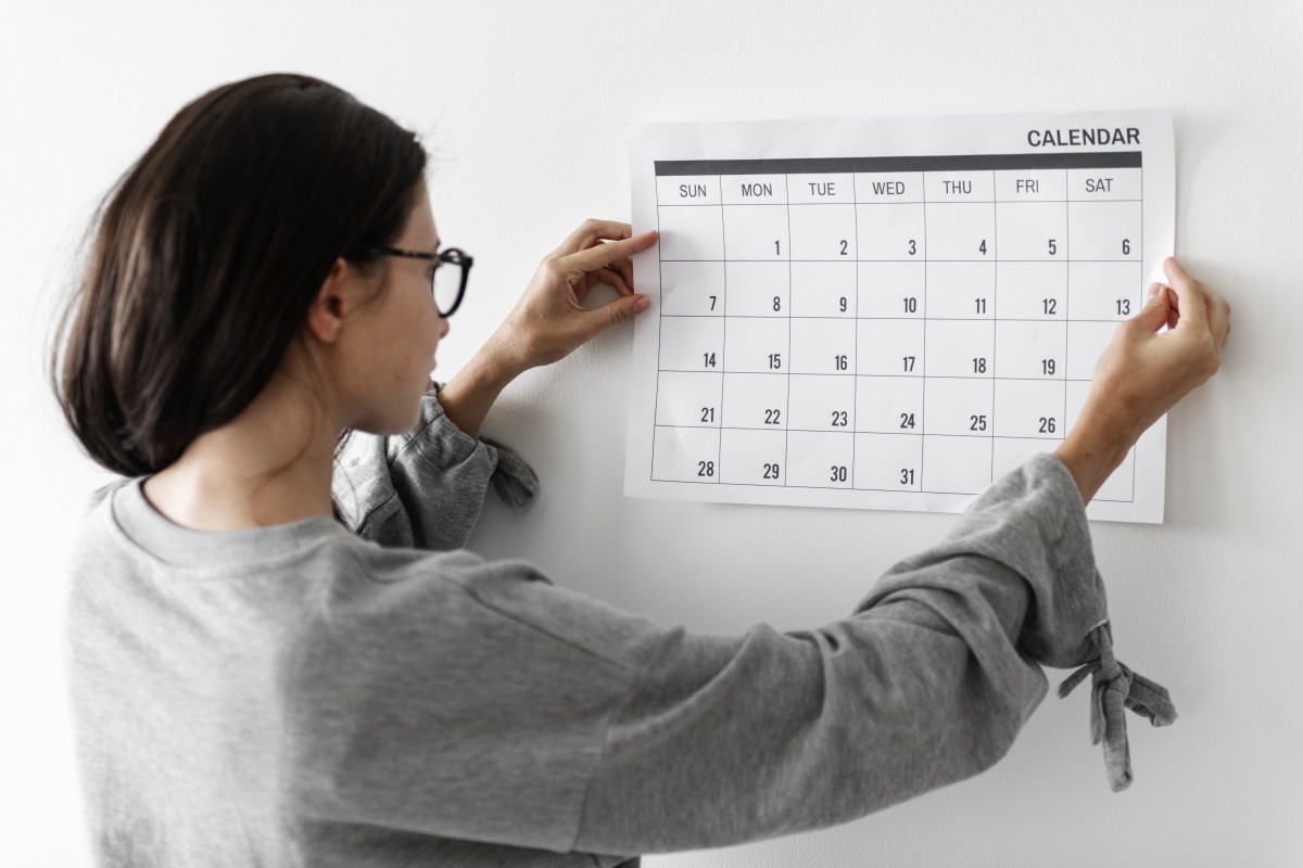 calendário férias