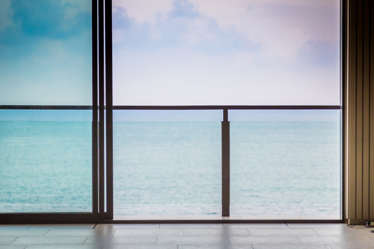 interiores de lujo con vistas al mar